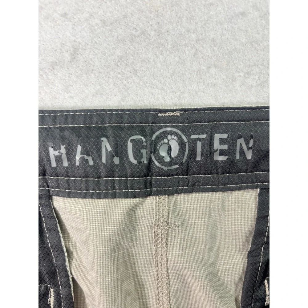 Hang Ten Board Shorts Men 40x11 Khaki Casual Surf Skate Summer